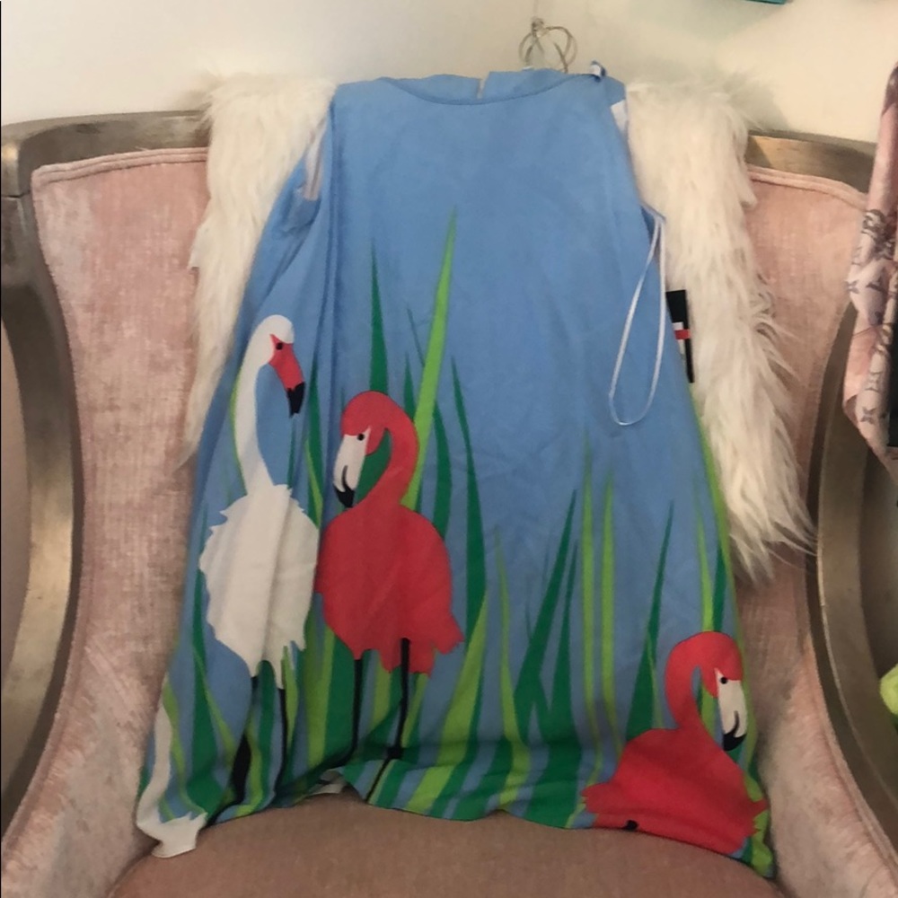 Crown & ivy flamingo dress.
